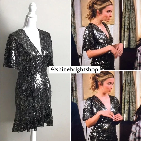 RARE Zara Sequin Dress ASO Alexis Rose in Schitt’s Creek - Picture 3 of 15